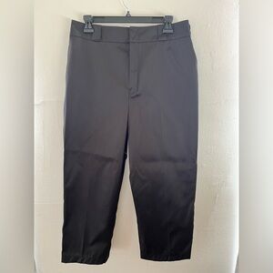 Prada Black Cropped Ankle Pants